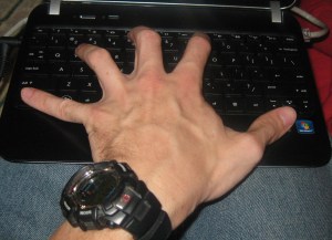 I don't flaunt my hands too much.  It just seems so vein.